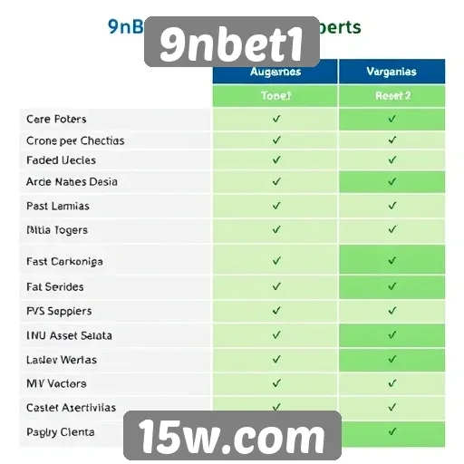 Comparativo entre 9nbet1 e outros sites de apostas